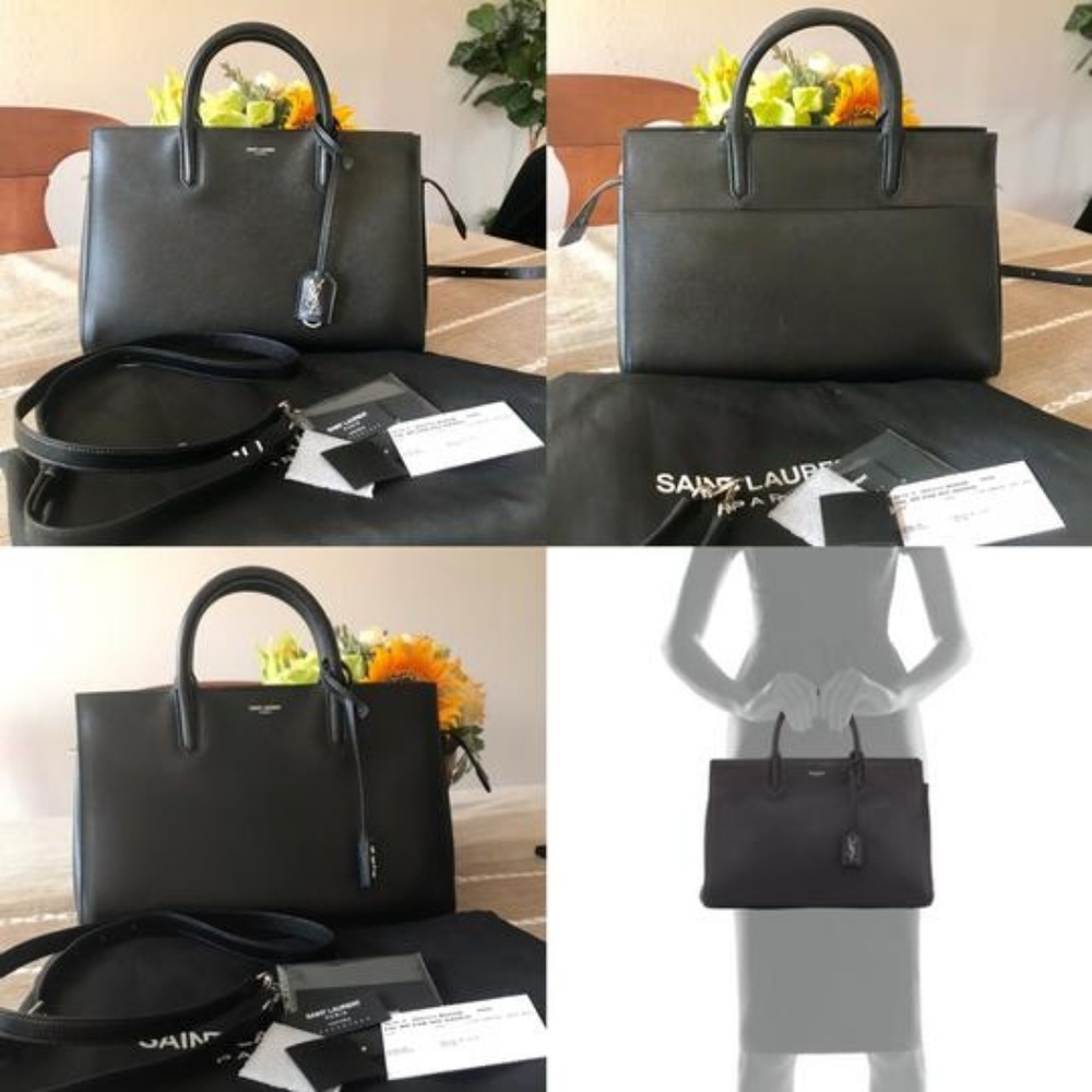 Saint Laurent Cabas Rive Gauche Small Leather - Picture 4 of 8